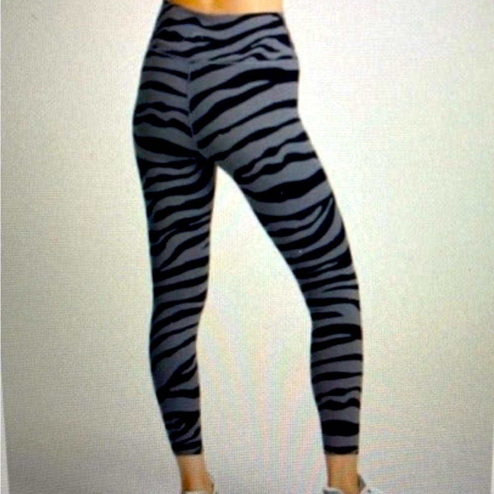 Varley | Luna Leggings Steel Zebra High Rise 7/8 Leggings Size S